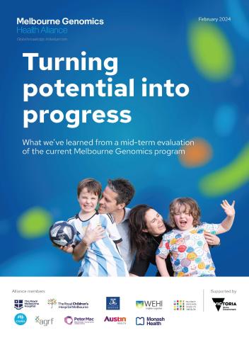 Cover of Turning potential into progress report